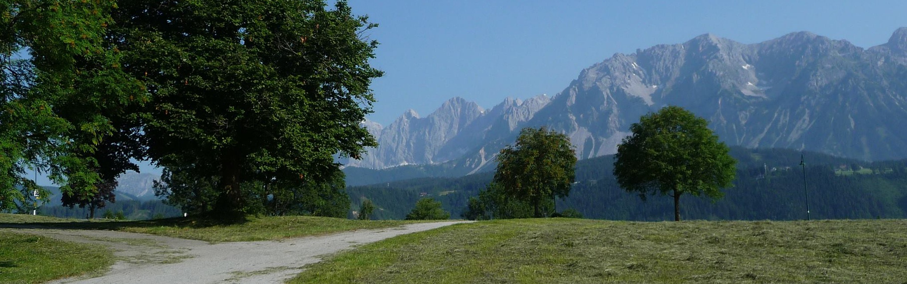 Aussicht auf den Dachstein